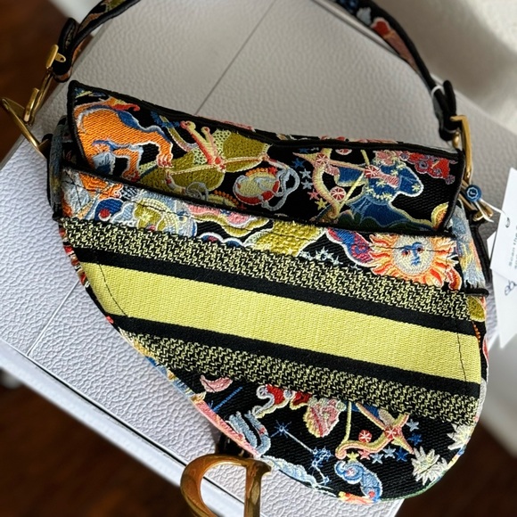 2022 Embroidered Zodiac Dior Saddle bag - Picture 5 of 14